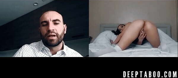 Sexy Athena Faris webcam masturbation while bald stud watches