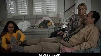 Cute Asian teen Got Adopted From an Orphanage Just to Be Fucked - Aria Skye , Misha Mynx