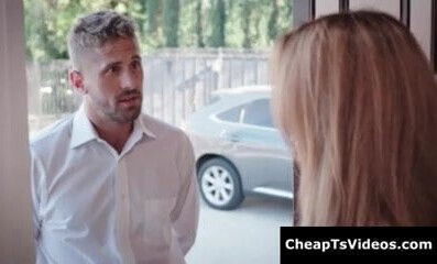 Sexy busty shemale blonde slutty seduce