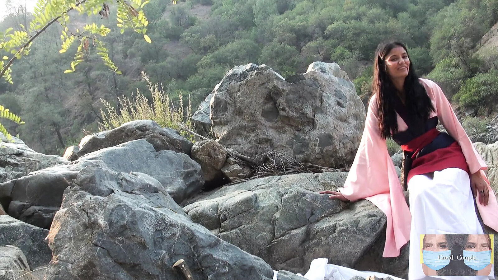 Mulan Athena Seduces Passersby Public