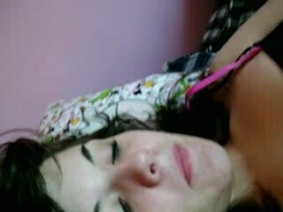 Callie does banana split