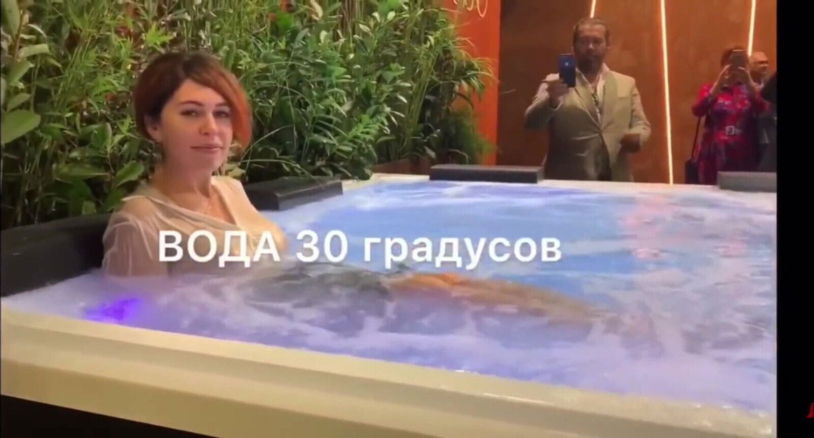 Russian Gets Soaked Clothes Public