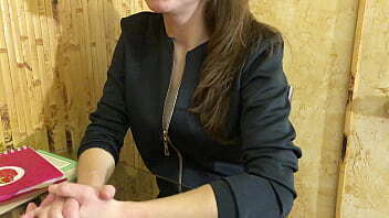 Lustful Teacher Seduces Student Fucks Him. Russian Amateur with Dialogue