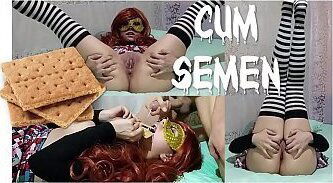 Cliente me pide un v&iacute_deo personalizado comiendo semen