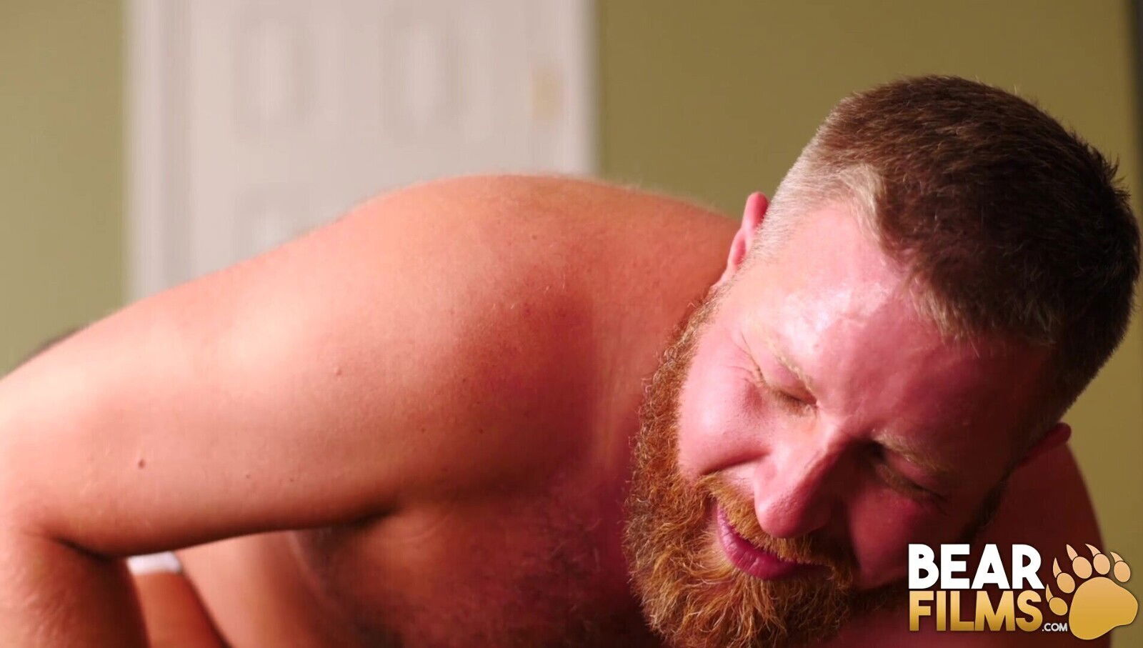 BEARFILMS Bear Brad Kalvo Rimmed And Fucked Jockstrap Cub