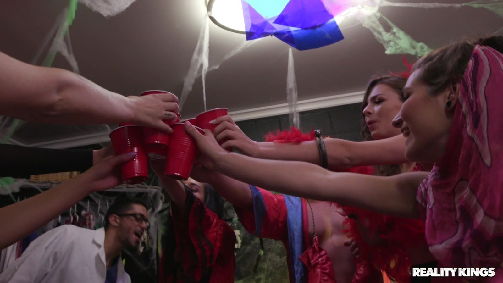 Wild orgy with hungry stars Ellwood Stoney Lynn