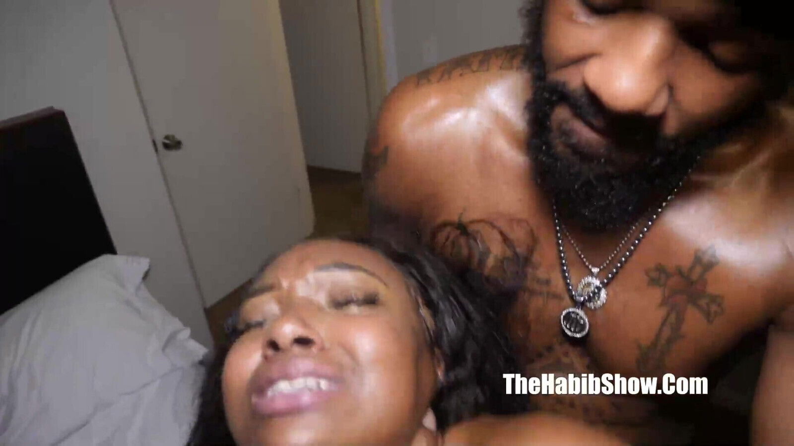 Ebony Meree fucks Cameron with tight pussy