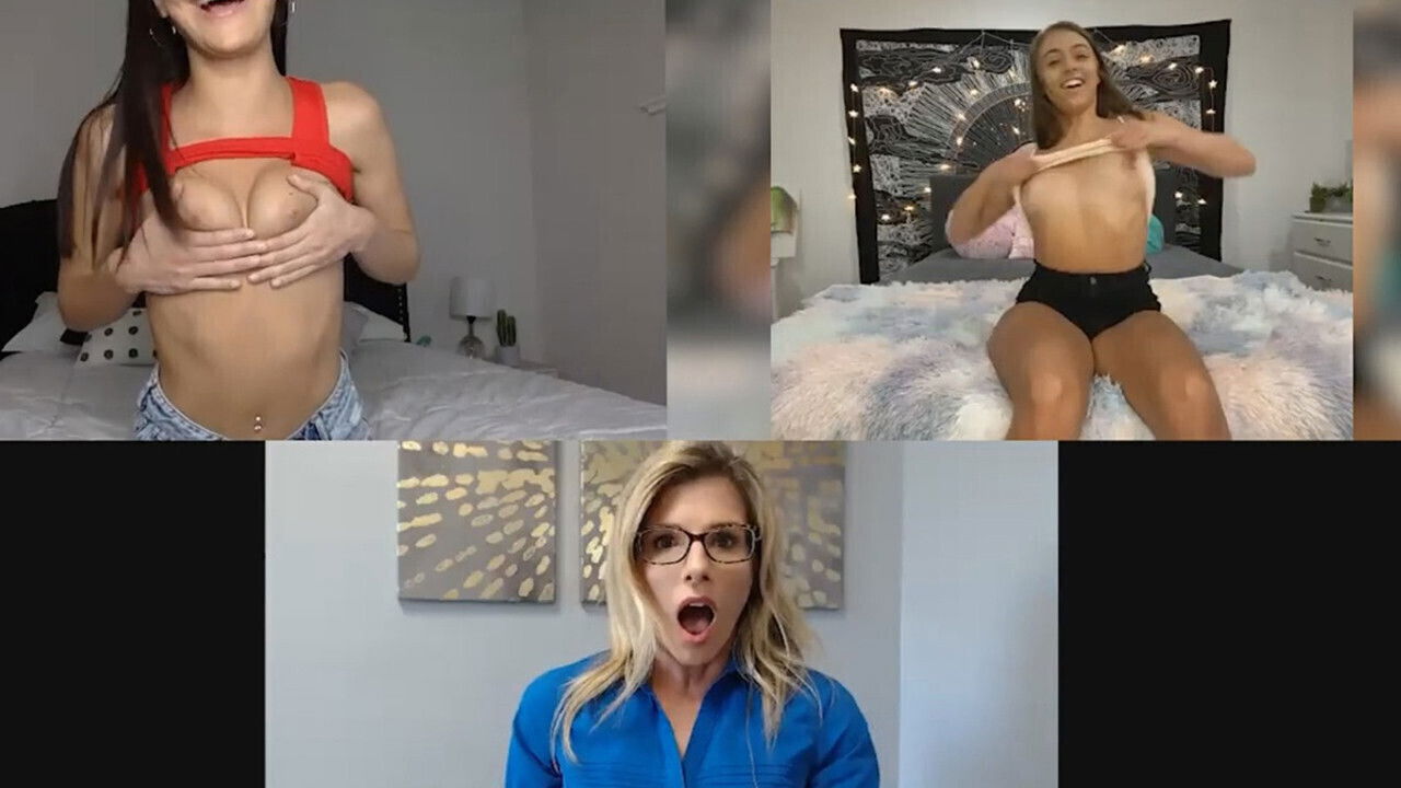 Emily Willis, Cory Chase Derza showing their bodies