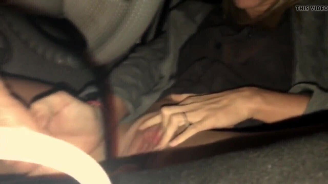 Street whore masturbates