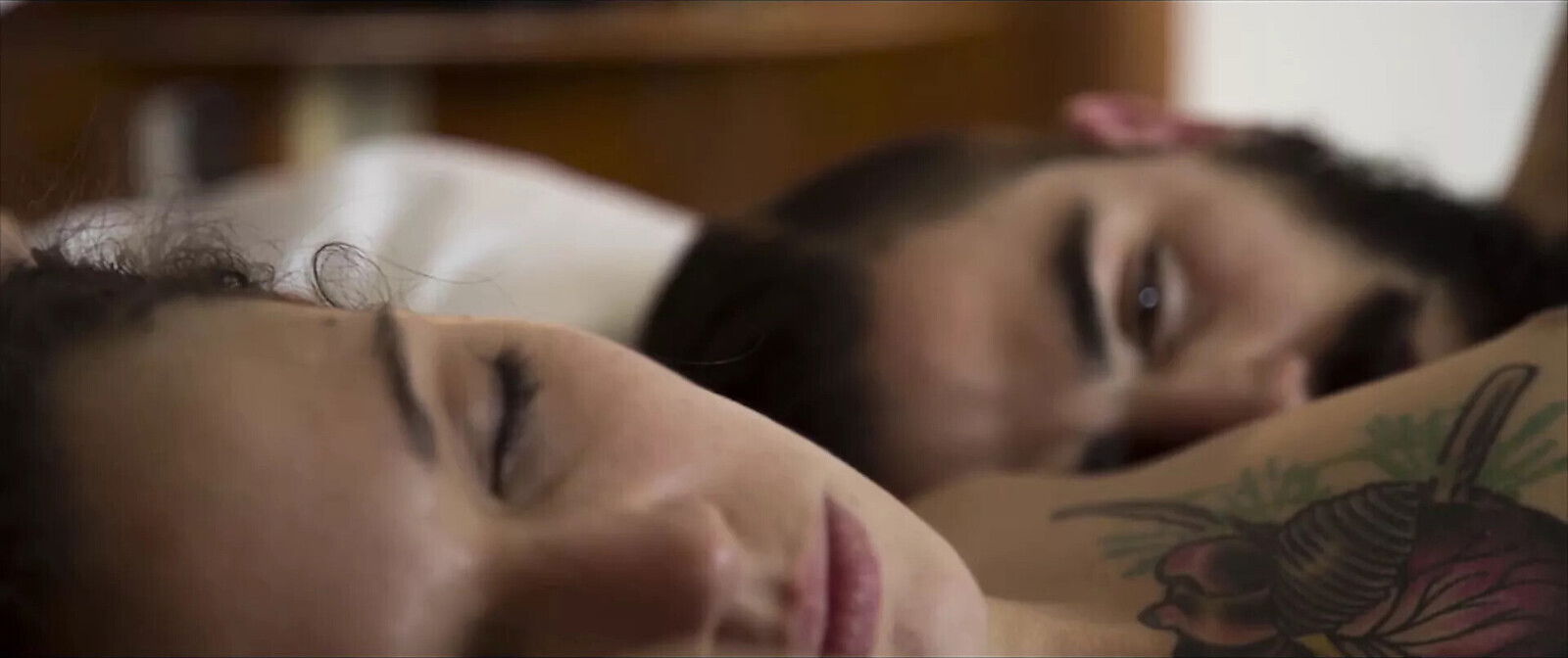 Sexy Inked Redhead Threesome