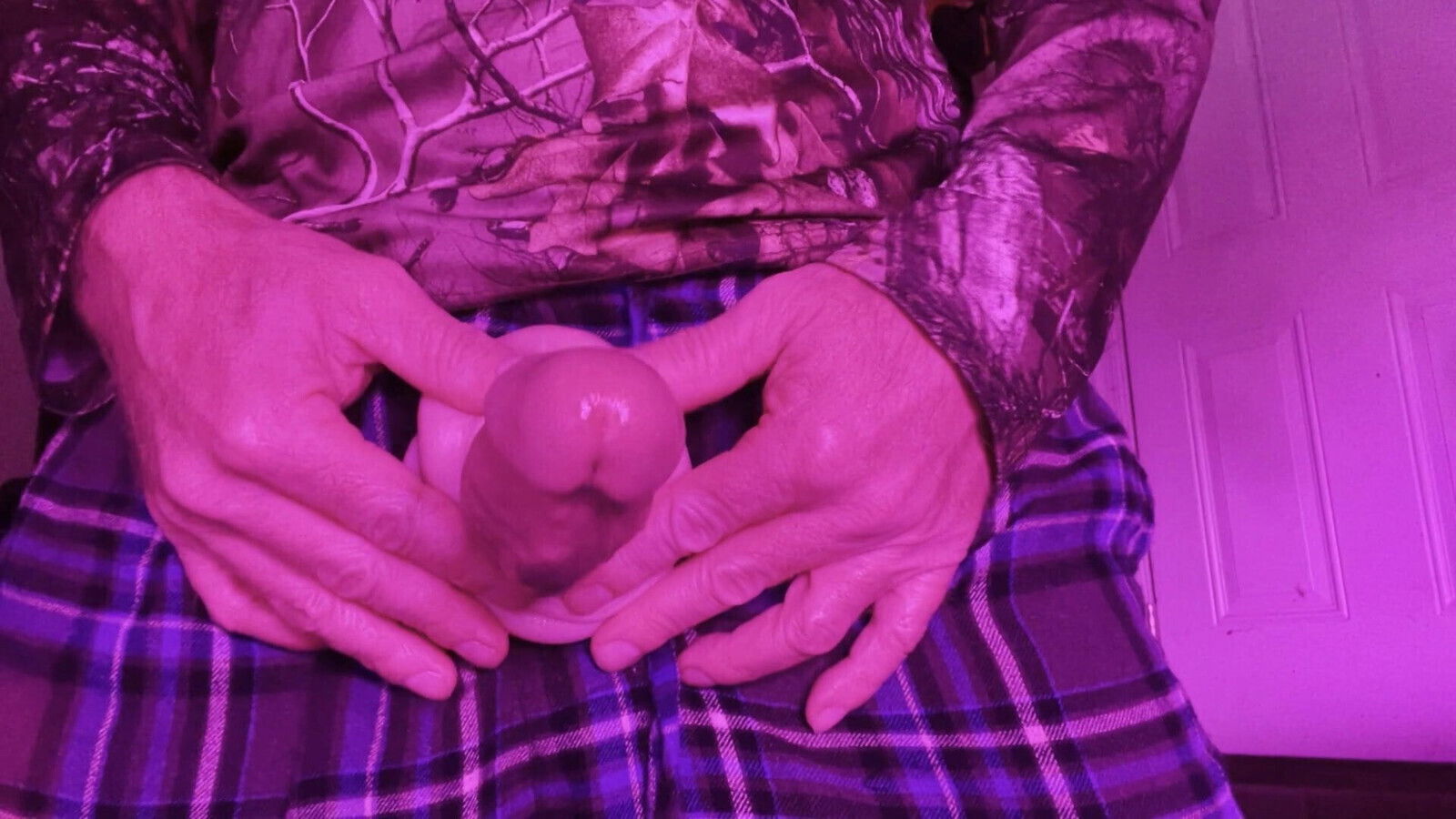 Creampie fleshlight long stroke session