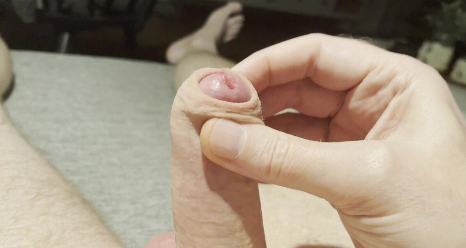 Heavy breathing with veins