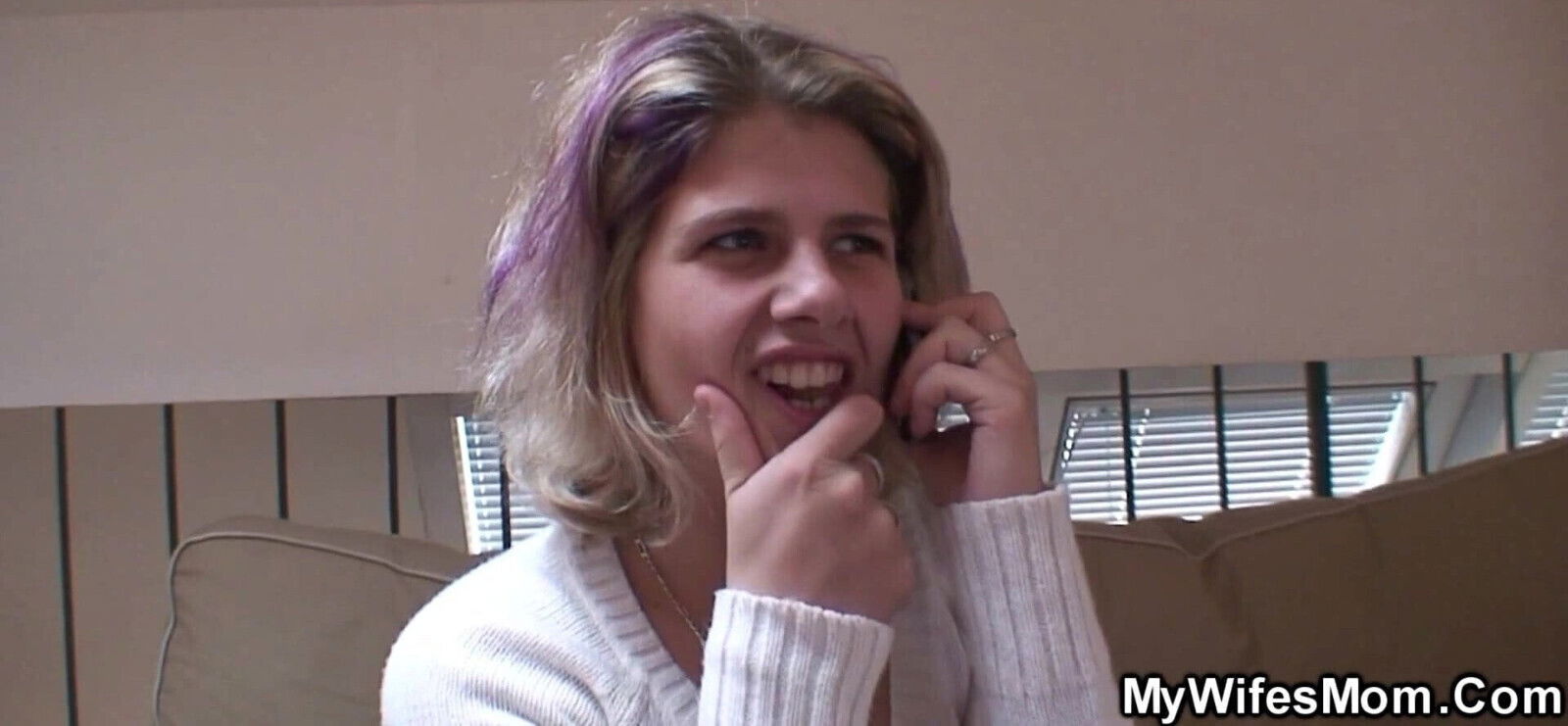 wife’s busty blonde mother hungry