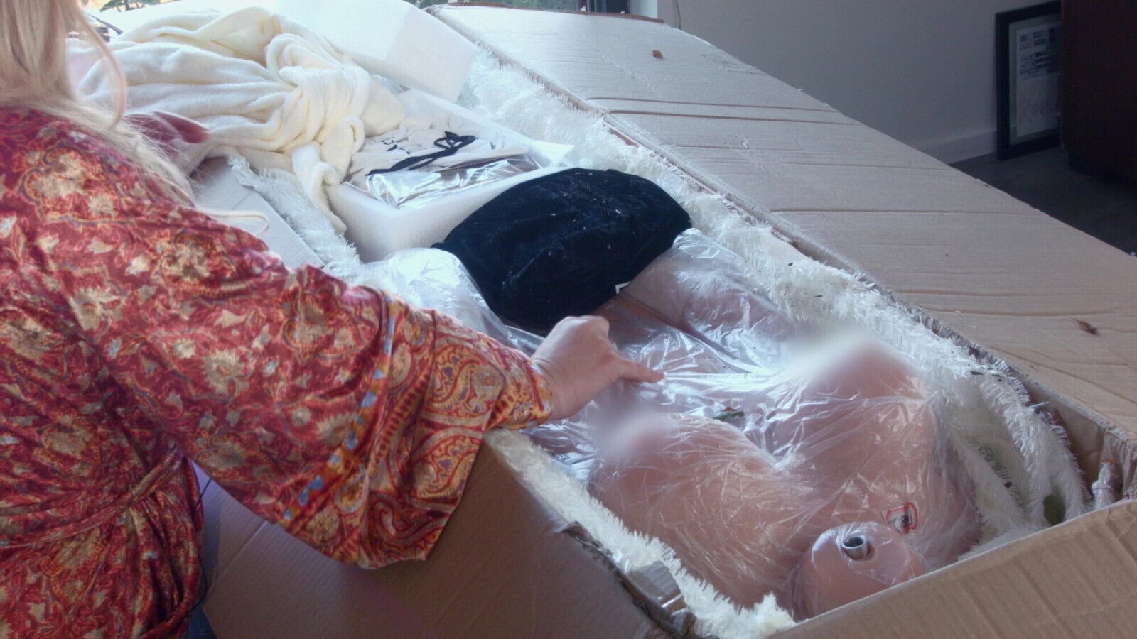 Tasha Reign Unboxes Replica Love Doll Porn Star Doll