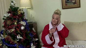 chubby granny and 039 s christmas wish comes true a big cock