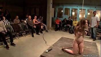 busty in strappado public fucked