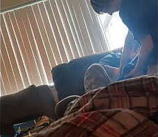 two guys stuffing my blue cock