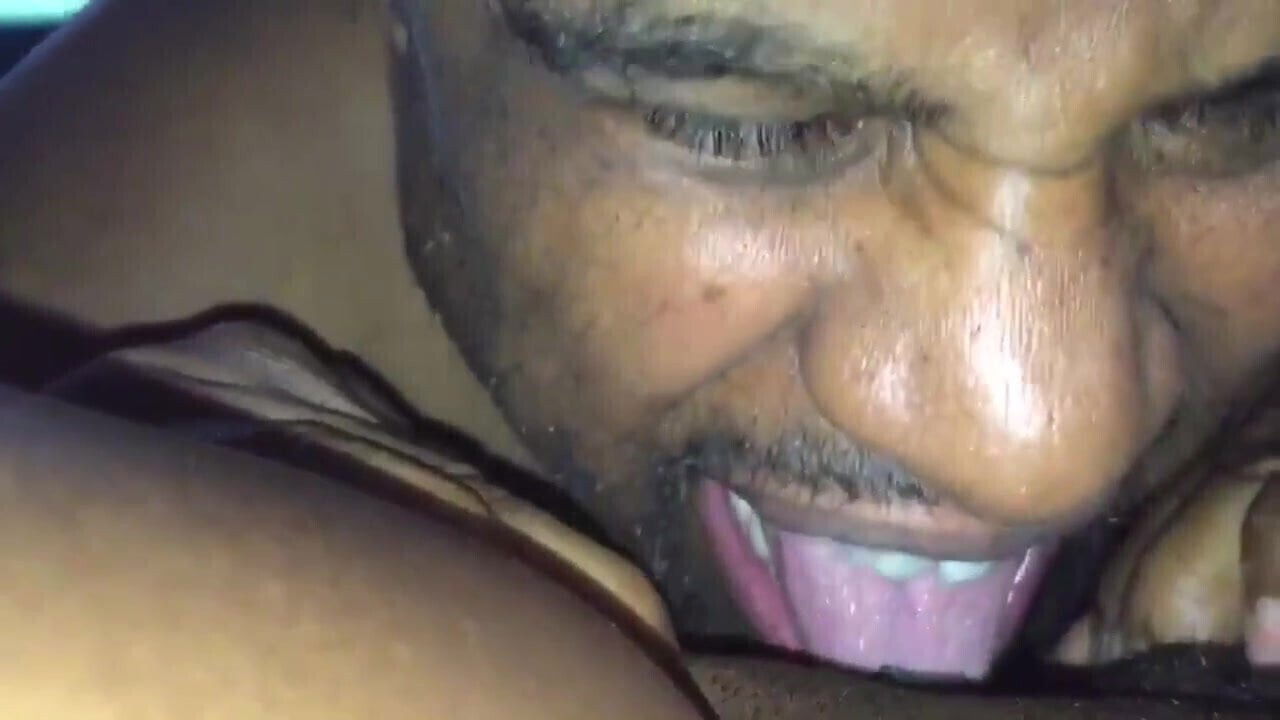 Eating favorite snack