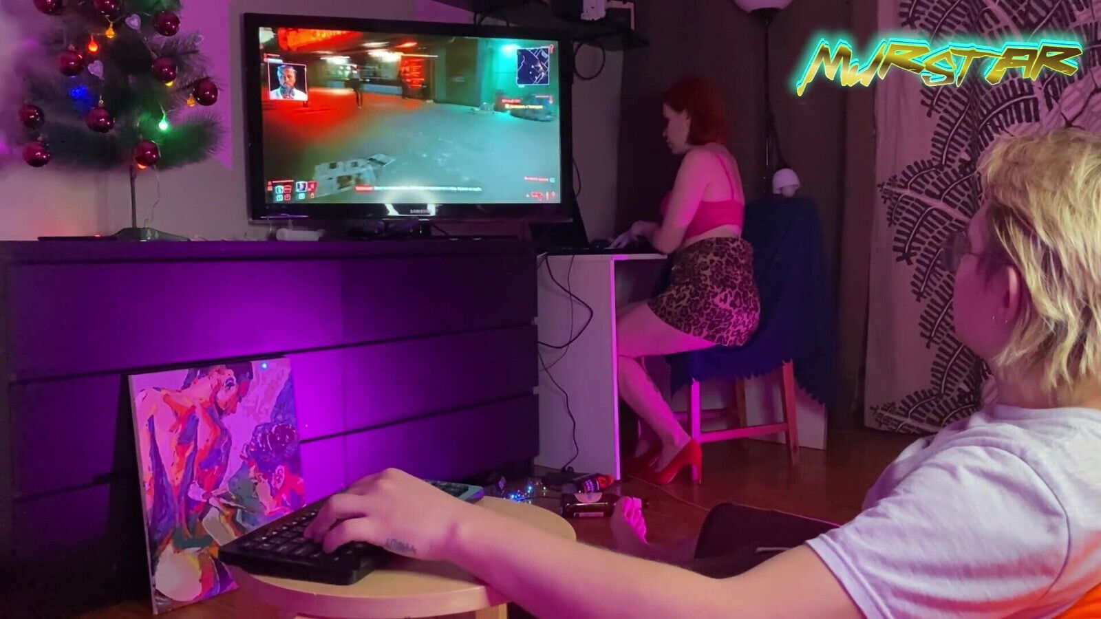 Stepsister Gave Cyberpunk 2077 Christmas