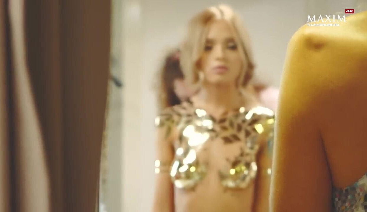 Stunning Russian goddess strips photoshoot