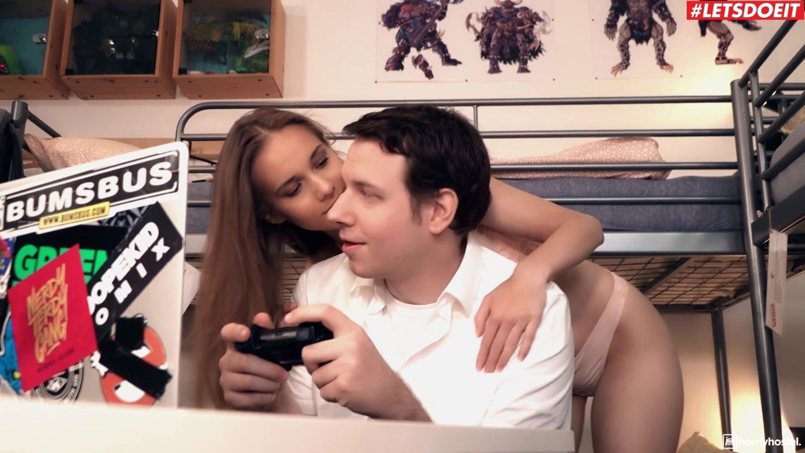 Closeup video passionate with small Jessica Portman