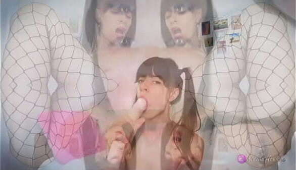 Naughty Natalie Flowers looking innocent when dick mouth