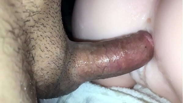 Emptying load deep inside (torso sextoy creampie)