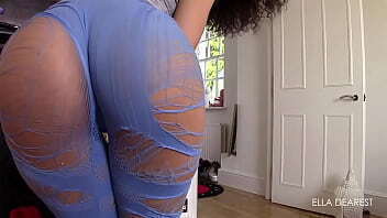 Ripping Leggings over my big butt - Ella Dearest