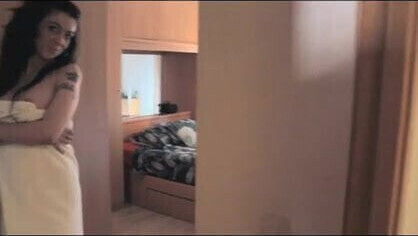 Debora fucks handyman exhcange repair session