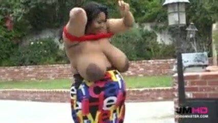 Huge black this lady