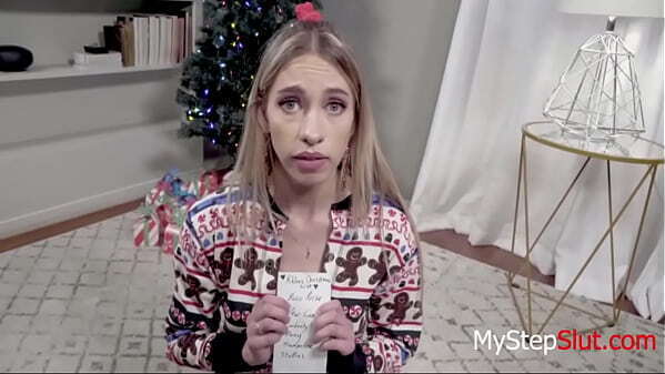 Stepdad'_s christmas present pussy- Khloe Kapri