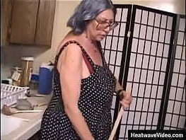 Gray-haired grandmother seriously fucking