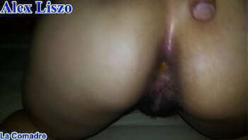 Sexo SUCIO COCHINO comadre culona, ella termina gritos placer, luego rompo culo grita pero dolor, castigo toxica.