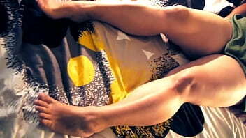 Zing Keeps pointing keep being fingered Muscular legs calves asian genetic sensual masturbation