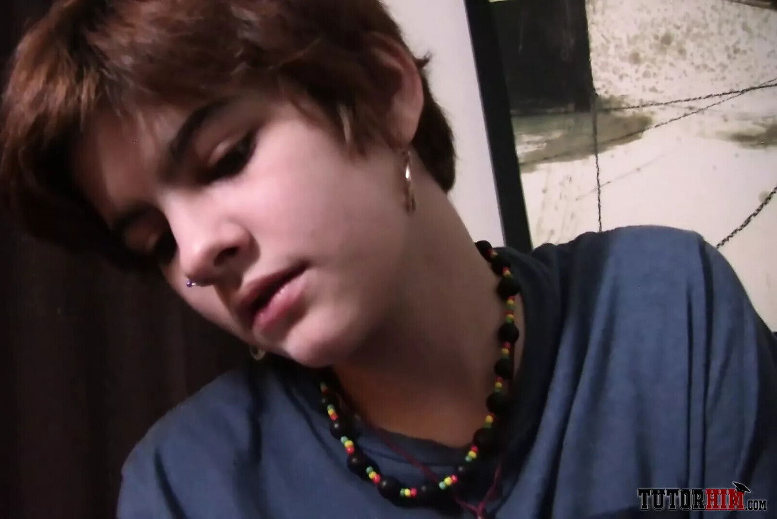 Teenage Nympho Gives Nervous Nerd CFNM Handjob