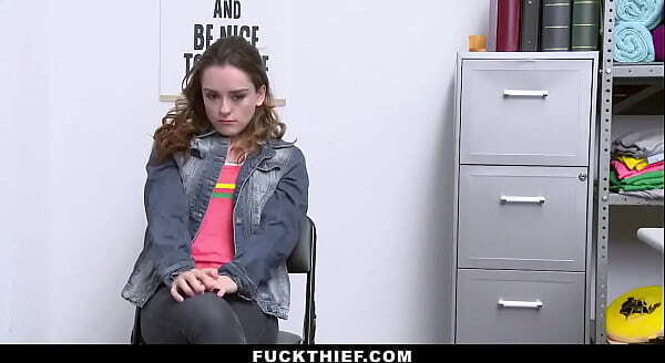 Cute Brunette Teen Gets Pounded Security Officer