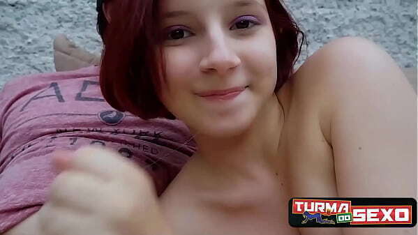 Ninfeta est&aacute_ cada mais safada, ruivinha cachorra. Frotinha Porn Star