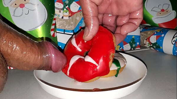 Christmas donuts were delicious.