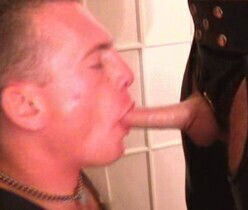 Exotic male pornstars Frank Parker and Billy Wild in crazy leather, domination homo adult movie