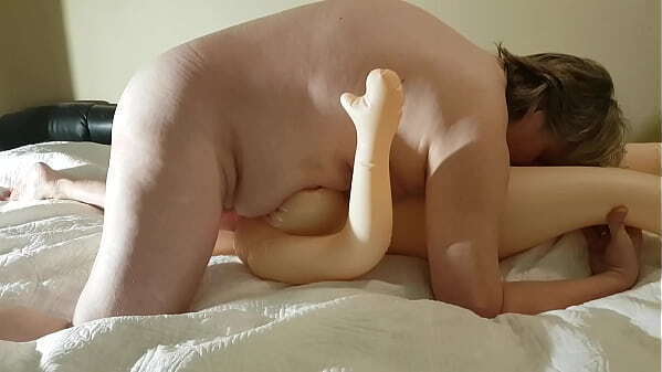 fucks silicone love doll every hole