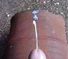 Massive cumshot slowmotion 120 FPS