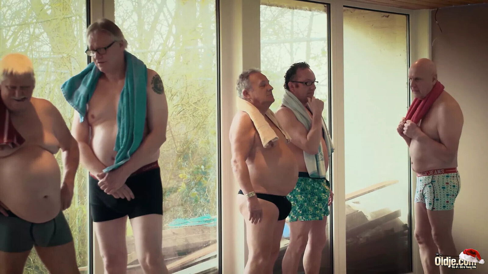 young gangbang teen gets fucked grandpas