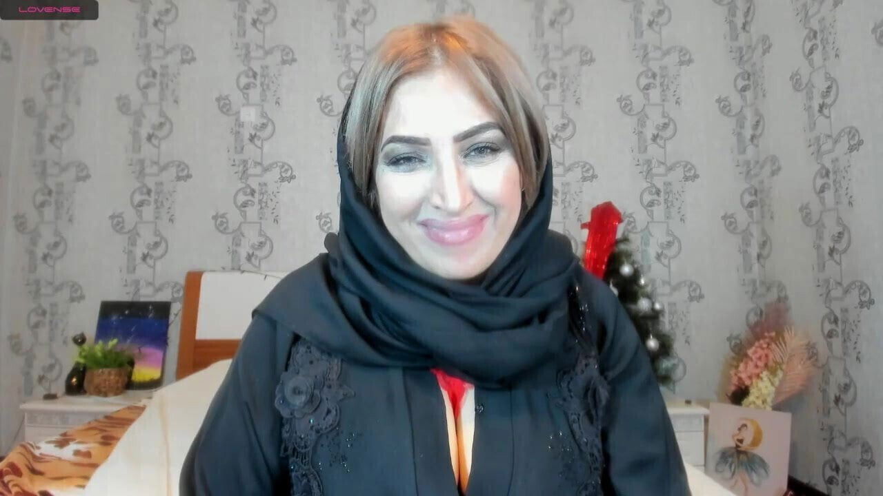 Turkish woman playing with