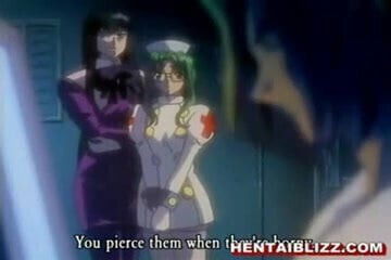 bondage anime muzzle hentai toying roped tied wetpussy