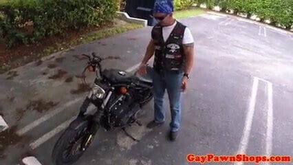 Straight pawnshop bear assfucked cash