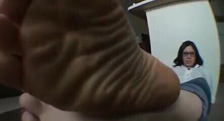 Amber's Huge Thick Wrinkled Meaty Soles