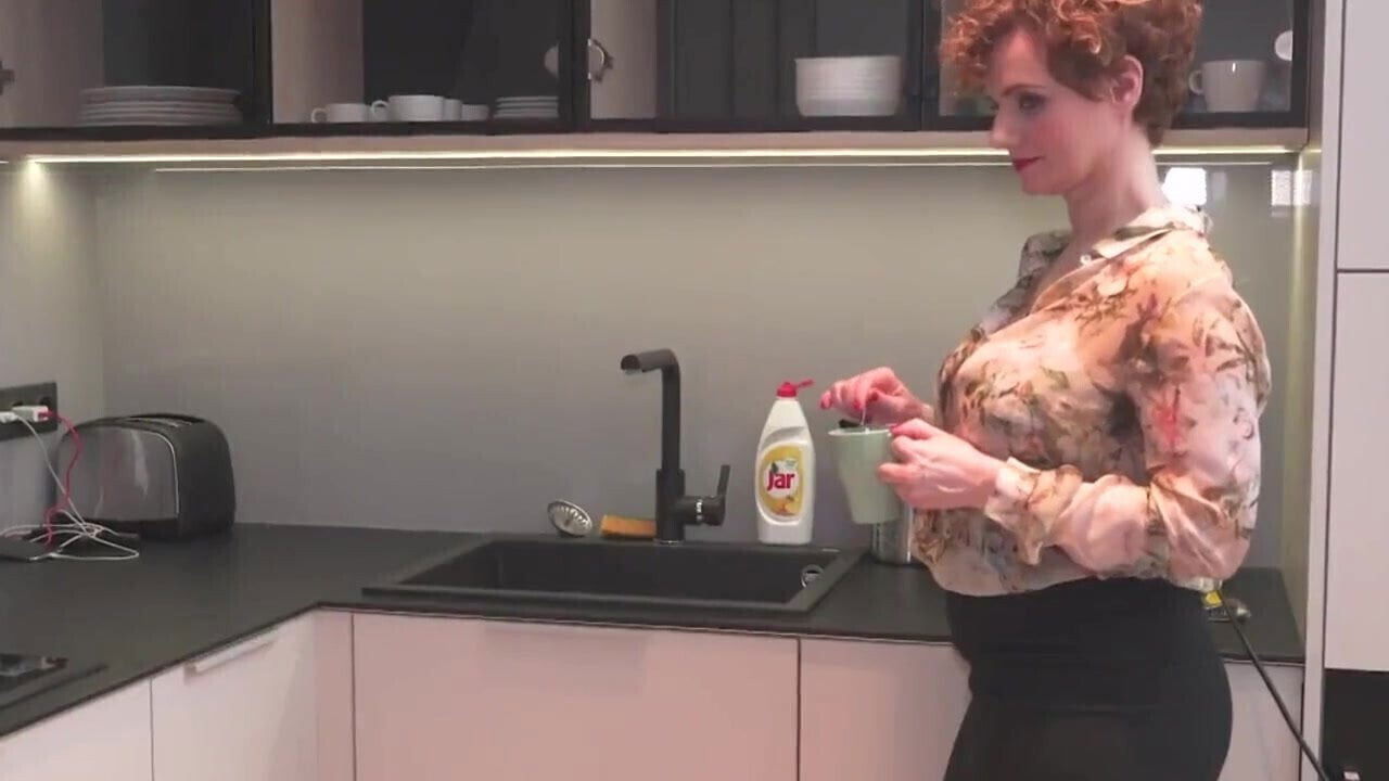 Amazing milf fucking with