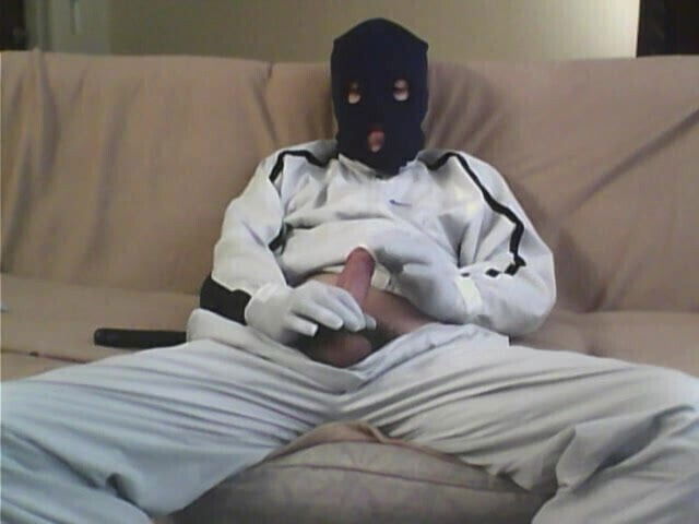 Balaclava, Latex Gloves Nike Tracksuit