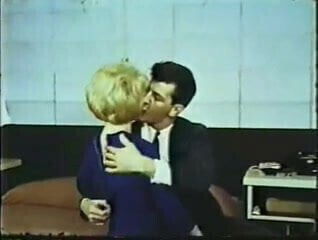 vintage hairy blonde with lover