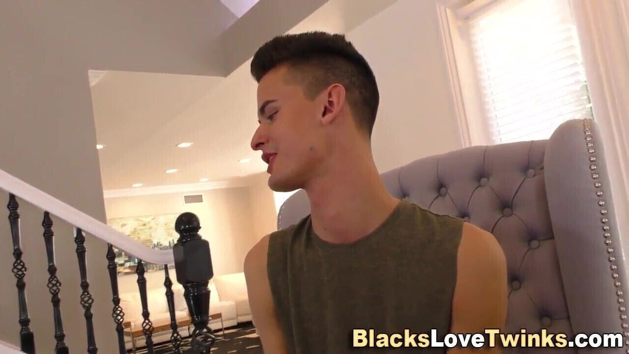 Horny twink sucking riding